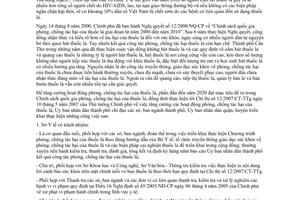 Chỉ thị 04/2008/CT-UBND tăng cường hoạt động phòng chống tác hại thuốc lá Cần Thơ