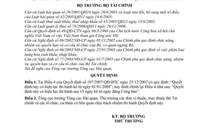 Quyết định 157/QĐ-BTC  đính chính hiệu lực thi hành Danh mục hàng hóa xuất khẩu, nhập khẩu Việt Nam theo QĐ 107/2007/QĐ-BTC