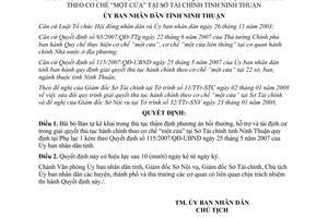 Quyết định 30/2008/QĐ-UBND bãi bỏ bản tự kê khai bồi thường tái định cư Ninh Thuận