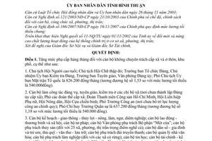 Quyết định 16/2008/QĐ-UBND  tăng mức phụ cấp hàng tháng đối với cán bộ không chuyên trách cấp xã và ở thôn, khu phố