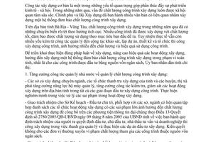 Chỉ thị 04/2008/CT-UBND nâng cao hoạt động xây dựng chất lượng công trình Vũng Tàu