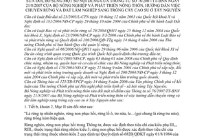 Thông tư 07/2008/TT-BNN chuyển rừng đất lâm nghiệp sang trồng cây cao su Tây Nguyên sửa đổi 76/2007/TT-BNN