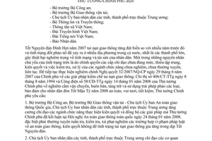 Công điện 169/CĐ-TTg giải pháp kiềm chế tai nạn giao thông nghiêm cấm vận chuyển buôn bán tàng trữ sử dụng trái phép pháo bảo đảm đón Tết an toàn