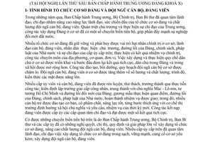 Nghị quyết 22-NQ/TW nâng cao năng lực lãnh đạo, sức chiến đấu của tổ chức cơ sở đảng và chất lượng đội ngũ cán bộ, đảng viên