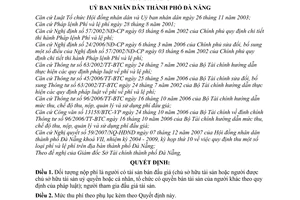 Quyết định 10/2008/QĐ-UBND  quy định mức thu, quản lý và sử dụng phí đấu giá trên địa bàn Đà Nẵng