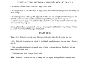 Quyết định 247/QĐ-UBND năm 2008 mức phụ cấp nhân viên thú y cấp xã Đắk Lắk