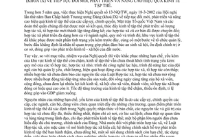 Chỉ thị 20-CT/TW tăng cường lãnh đạo thực hiện nghị quyết hội nghị Trung ương 5 khóa 9 tiếp tục đổi mới phát triển nâng cao hiệu quả kinh tế tập thể