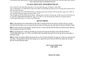 Quyết định 02/2008/QĐ-UBND quy định chính sách hỗ trợ học tập cho học sinh tiểu học có hoàn cảnh đặc biệt khó khăn ở các cơ sở giáo dục đào tạo