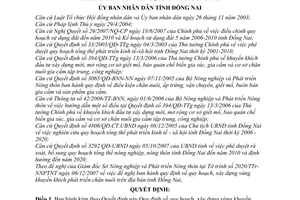 Quyết định 01/2008/QĐ-UBND quy định về quy hoạch, xây dựng vùng khuyến khích phát triển chăn nuôi trên địa bàn tỉnh Đồng Nai