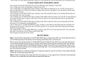 Quyết định 02/2008/QĐ-UBND quy định thu phí qua cầu Sở Thượng, huyện Hồng Ngự sửa đổi điều 2 QĐ 42/2007/QĐ-UBND