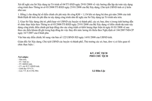 Công văn 429/UBND-XD hướng dẫn tính dự toán xây dựng công trình theo Thông tư 03