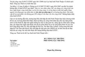 Công văn 803/TCT-CS  chính sách thuế