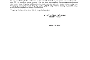 Công văn  1065/VPCP-ĐMDN xây dựng Đề án hình thành Tập đoàn kinh tế