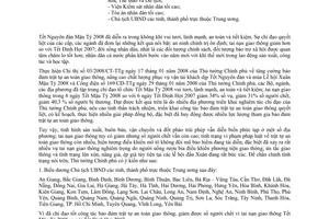 Công văn  281/TTg-TH  chấn chỉnh trật tự an toàn giao thông, đốt pháo và lễ hội