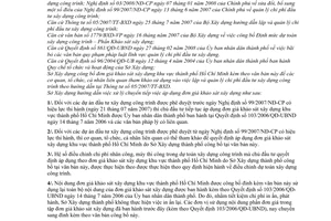 Công văn  1297/SXD-QLKTXD công bố đơn giá khảo sát xây dựng xây dựng khu vực  Hồ Chí Minh