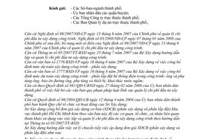 Công văn 1299/SXD-QLKTXD công bố đơn giá xây dựng cơ bản khu vực  Hồ Chí Minh