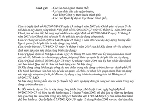 Công văn  1298/SXD-QLKTXD công bố đơn giá công tác sửa chữa trong xây dựng cơ bản khu vực  Hồ Chí Minh