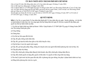 Quyết định 07/2008/QĐ-UBND  tổ chức làm việc vào buổi sáng ngày thứ bảy hàng tuần