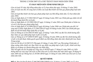 Quyết định 36/2008/QĐ-UBND hủy bỏ Quyết định 340/2007/QĐ-UBND