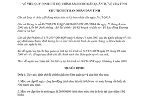 Quyết định 319/QĐ-UBND năm 2008 chế độ chính sách Dân quân tự vệ Đắk Lắk