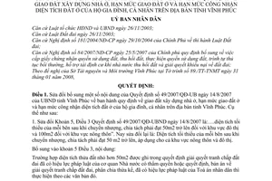 Quyết định 12/2008/QĐ-UBND sửa đổi Quyết định 49/2007/QĐ-UBND