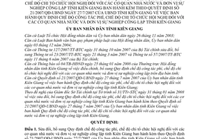 Quyết định 07/2008/QĐ-UBND sửa đổi chế độ công tác phí, chi tổ chức hội nghị