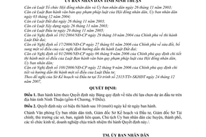 Quyết định 40/2008/QĐ-UBND Quy định tiêu chí lựa chọn dự án đầu tư