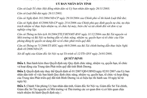 Quyết định 06/2008/QĐ-UBND nhiệm vụ quyền hạn Trung tâm Phát triển quỹ đất Bình Dương