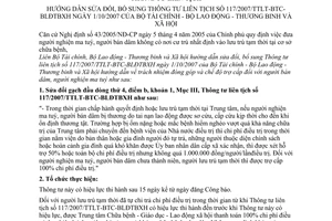 Thông tư liên tịch 17/2008/TTLT-BTC-BLĐTBXH hướng dẫn sửa đổi TTLT 117/2007/TTLT-BTC-BLĐTBXH