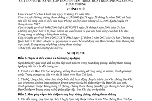 Nghị định 19/2008/NĐ-CP chế độ phụ cấp trách nhiệm trong hoạt động phòng, chống tham nhũng