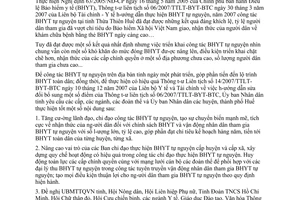 Chỉ thị 10/CT-UBND năm 2008 triển khai bảo hiểm y tế tự nguyện Thừa Thiên Huế