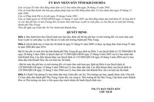 Quyết định 09/2008/QĐ-UBND  chế độ thu phí bảo vệ môi trường