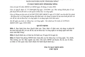 Quyết định 06/2008/QĐ-UBND kinh phí đề tài dự án khoa học công nghệ Đắk Nông
