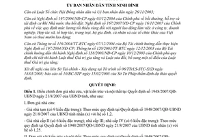 Quyết định 366/2008/QĐ-UBND điều chỉnh đơn giá nhà cửa, vật kiến trúc, nội thất
