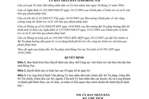 Quyết định 18/2008/QĐ-UBND Quy chế Cộng tác viên kiểm tra văn bản Đồng Nai