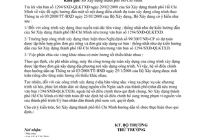 Công văn 465/BXD-KTTC  hướng dẫn thực hiện TT 03/2008/TT-BXD