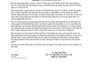 Công văn  105/BXD-XL  hướng dẫn cấp chứng chỉ hành nghề hoạt động xây dựng