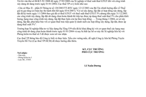 Công văn  2919/CT-TTHT  thuế suất thuế GTGT đối với công trình xây dựng dở dang trước  01/01/2004