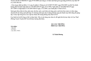 Công văn  2923/CT-TTHT thuế suất thuế GTGT