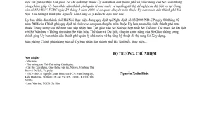 Công văn  1943/VPCP-TCCB thực hiện NĐ 13/2008/NĐ-CP