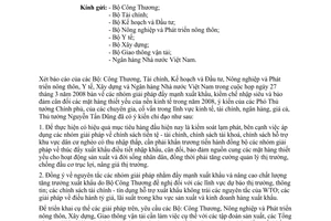 Công văn 481/TTg-KTTH tăng cường các giải pháp đẩy mạnh xuất khẩu, kiềm chế nhập siêu và bảo đảm cân đối, quản lý giá cả các mặt hàng thiết yếu