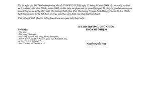 Công văn  1387/VPCP-KTTH xử lý nợ thuế đối với xe ô tô nhập khẩu có dấu hiệu vi phạm