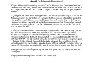 Công văn  949/TCHQ-KTTT  xử lý một số vướng mắc khi thực hiện Luật quản lý thuế và các văn bản hướng dẫn