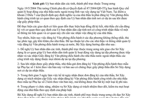 Công văn 438/BXD-XL  đăng ký Văn phòng điều hành công trình của Nhà thầu nước ngoài