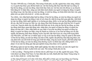 Chỉ thị 10/2008/CT-TTg tăng cường thực hiện công tác bảo hộ lao động an toàn lao động