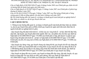 Thông tư 24/2008/TT-BTC quản lý sử dụng thanh quyết toán kinh phí sự nghiệp kinh tế nhiệm vụ dự án quy hoạch