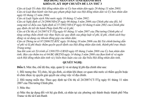 Nghị quyết 01/2008/NQ-HĐND lệ phí địa chính trên địa bàn tỉnh Khánh Hòa