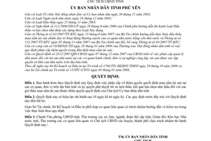 Quyết định 470/2008/QĐ-UBND phân cấp thẩm quyền quyết định mua sắm tài sản