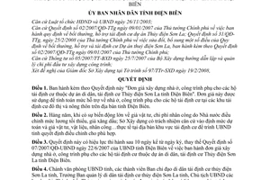 Quyết định 04/2008/QĐ-UBND Đơn giá xây dựng nhà ở, công trình phụ cho các hộ tái định cư thuộc dự án di dân, tái định cư Thủy điện Sơn La,Điện Biên