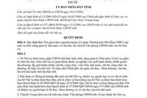 Quyết định 543/QĐ-UB năm 2008 sáp nhập Ban Tôn giáo Cơ quan Thường trực Hội đồng